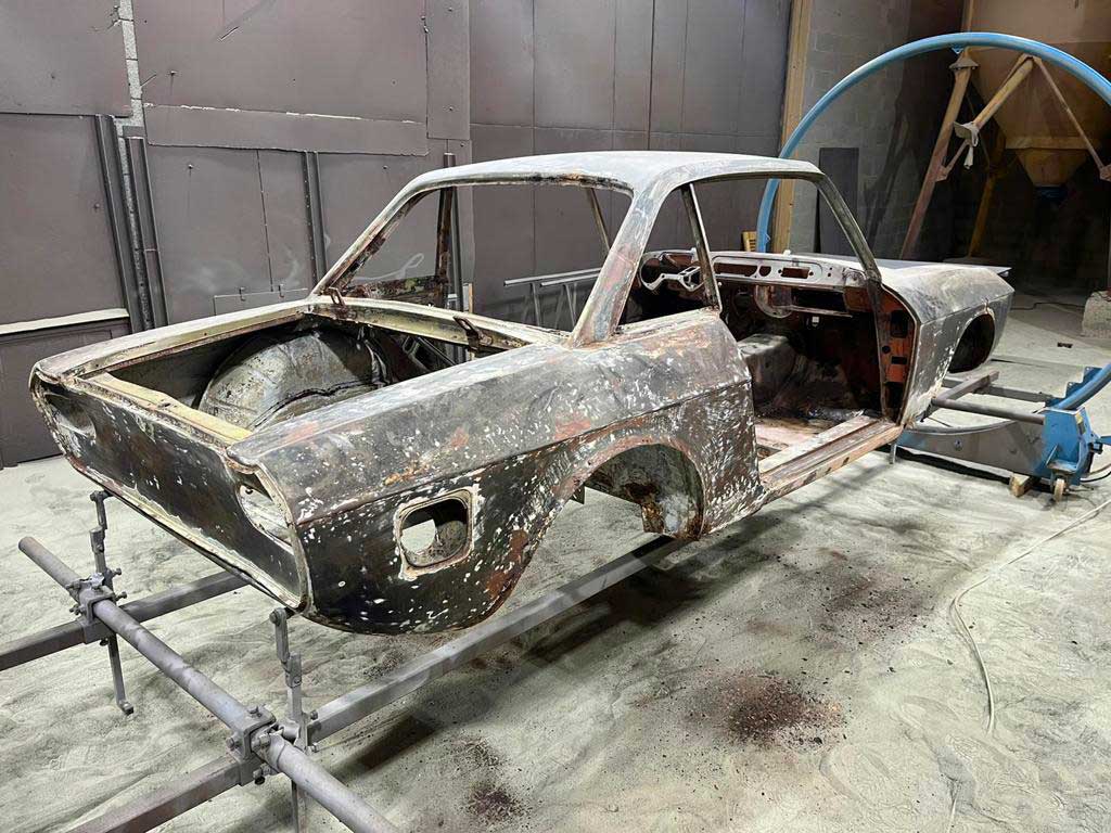termosverniciatura carrozzeria fulvia coupé lato passeggero