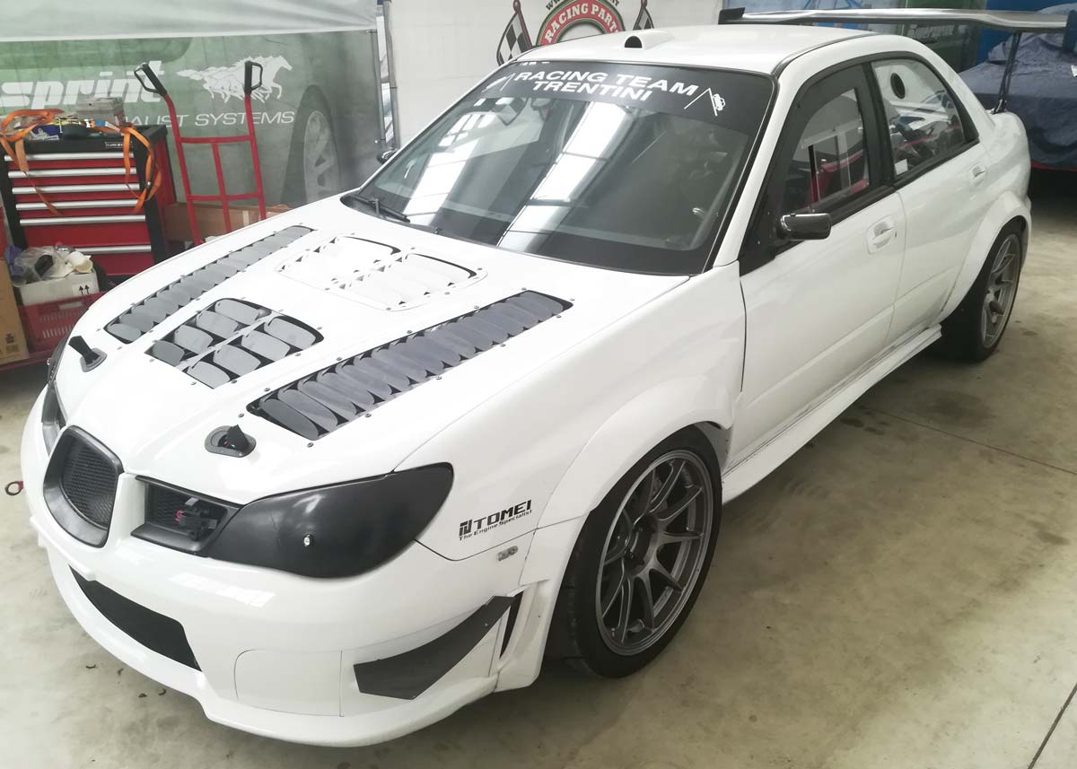 KAA Racing Subaru Impreza noleggio assistenza trasporto gare pista salita