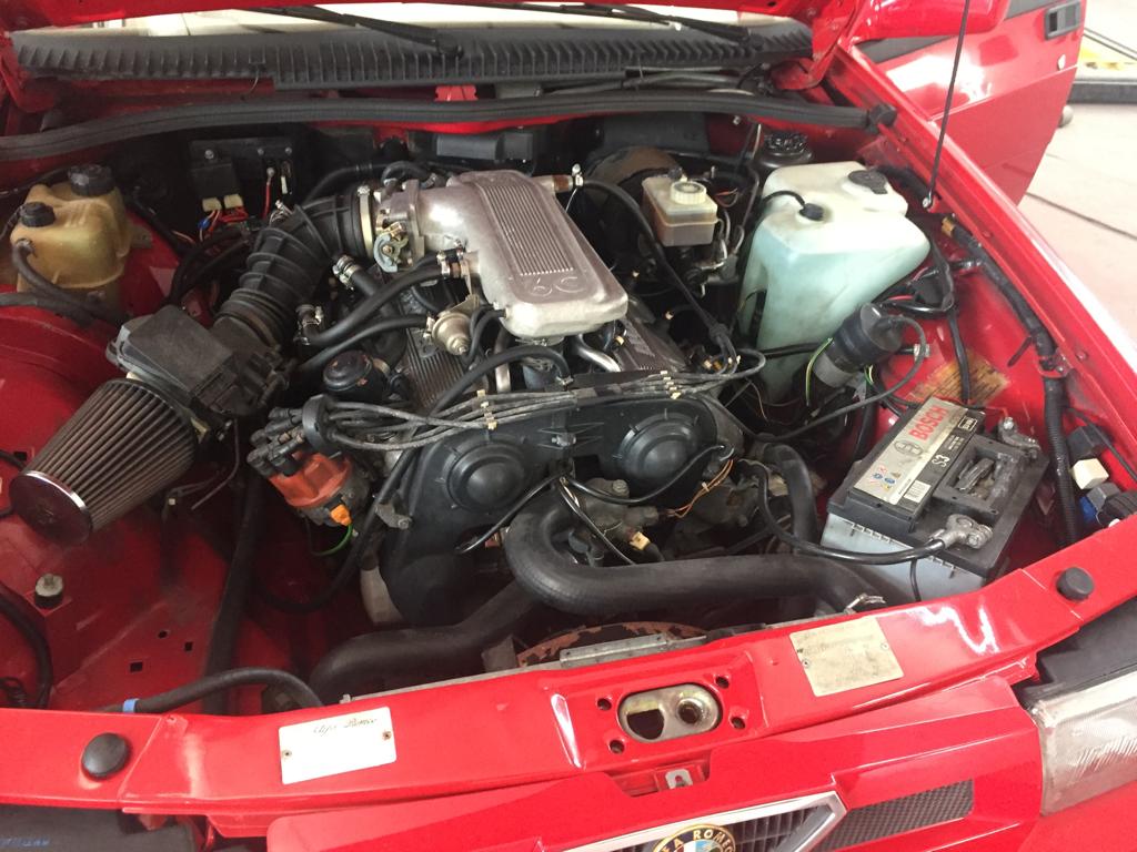 KAA Racing Alfa 75 motore V6