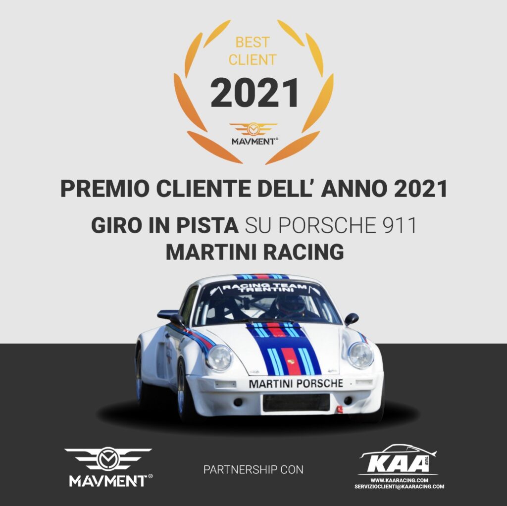 Premio Mavment KAA Racing cliente dell'anno 2021